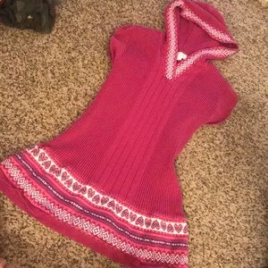 Sweater dress for little girl